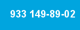 933 149-89-02 933 149-89-02